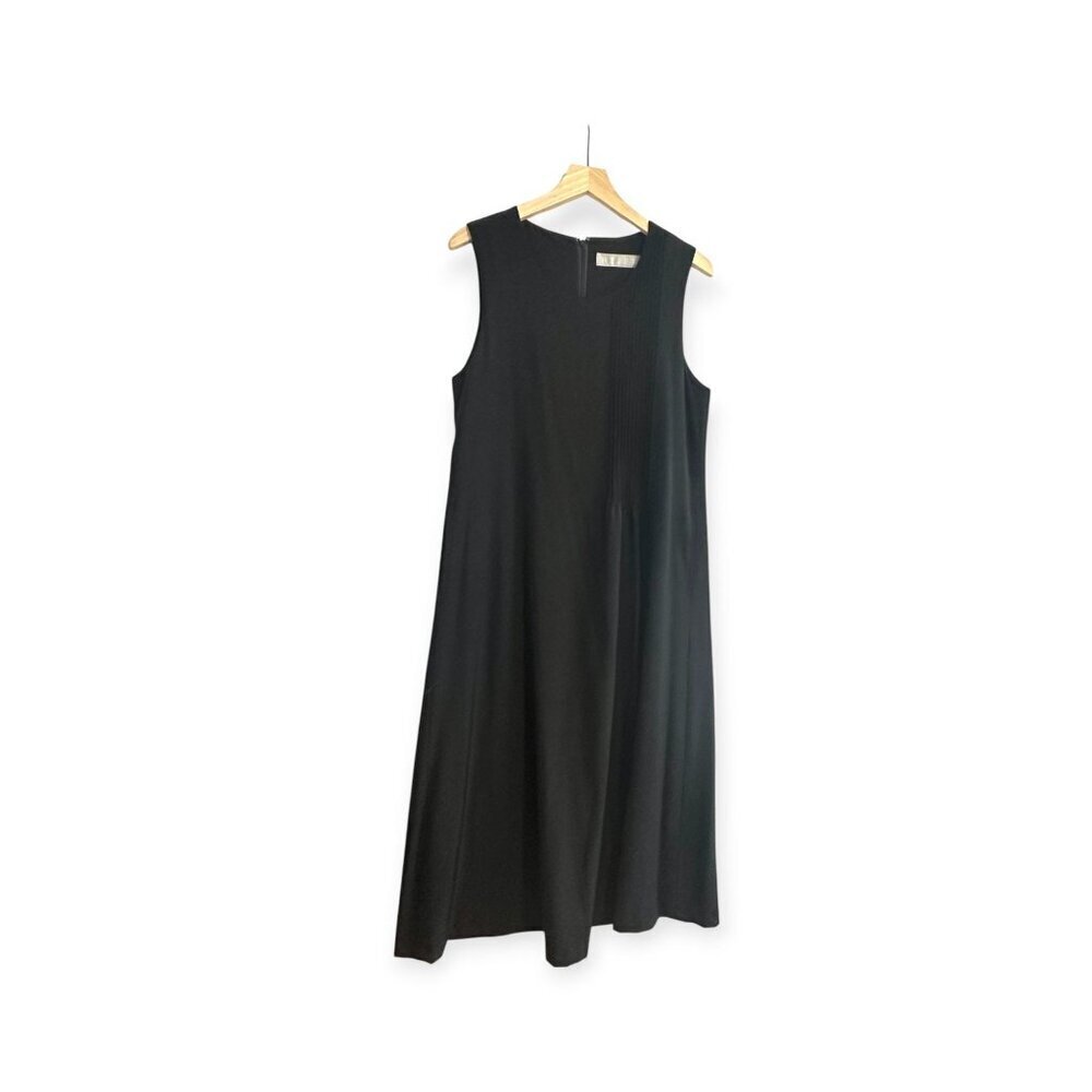 Vintage WORKSHOP Japan Sleeveless Pintuck Wool Maxi Dress – Yohji Yamamoto Era